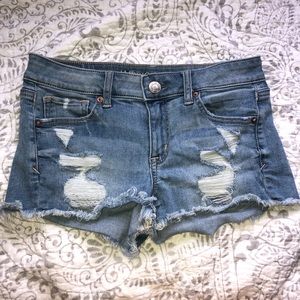 American eagle jean shorts